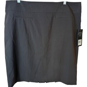 SALE Daisy Fuentes Moda Women's Chocolate Pleated Pencil Skirt‎ Size 16 Work